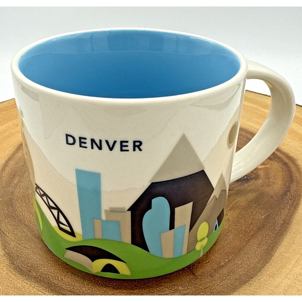 Starbucks Denver You Are Here Series Collection 14oz Coffee Tea Mug Cup